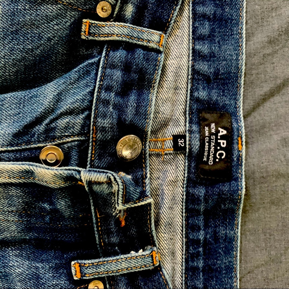 A.P.C. Jeans 32 Loved and perfectly broken in.